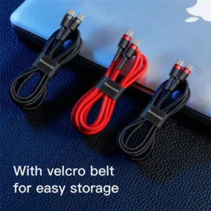 کابل USB-C باسئوس مدل CATKLF-H91 طول 2 متر