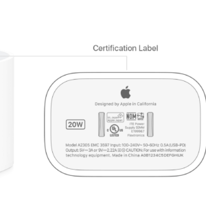 20W USB-C Apple Power Adapter آداپتور فست شارژ اپل اورجینال