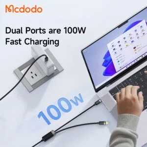 کابل شارژ دو کاره دوسر تایپ سی 1.5 متری مک دودو مدل Mcdodo CA-6780