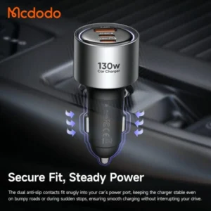 شارژر فندکی فست شارژ مک دودو MCDODO مدل CC-3190 توان 130 وات
